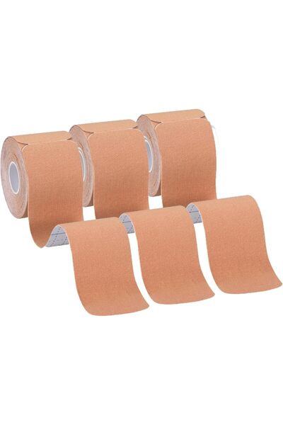 Generic شريط كينيسيولوجي مقطع مسبقًا (3 لفات، 60 شريطًا)، أشرطة عضلية مرنة لت...