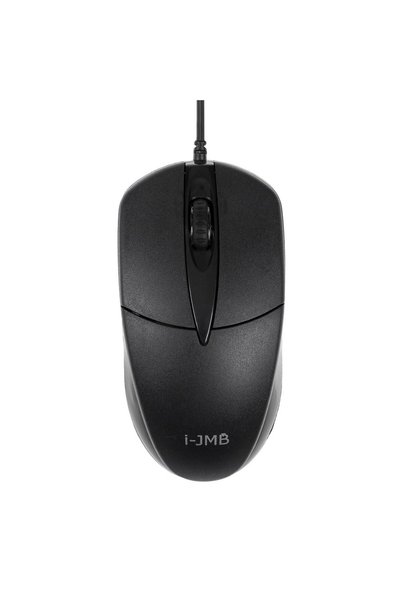 OEM Черна кабелна оптична мишка 1200 dpi