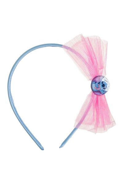 OEM Bentita Par Subtire Lila cu Model Stitch & Fundita Roz Holografica pentru...