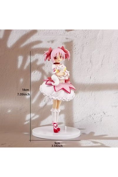 BANDAI No box (OPP bag) 18cm Madoka Kaname Action Figure Puella Magi Madoka M...