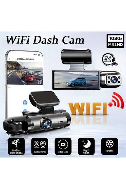 Choice With 32G SD Card Dash Cam 1080P WIFI Dual Camera Dash Cam for Cars Fro...