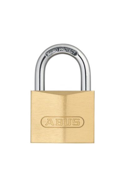 OEM Abus brass padlock 50mm, shackle Ø8mm, 2 reversible keys with