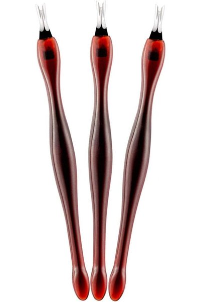 ASKIND 3Pcs Professional Cuticle Trimmer Cuticle Pusher, Cuticle Knife Remove...