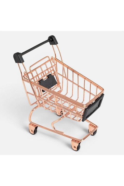 OEM Suport pentru Creioane Tip Carucior din Metal Roz Auriu Electroplacat