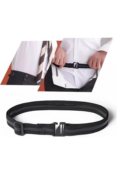 Generic Elastic Shirt Stay Belt for Men – Adjustable No-Slip Shirt Tucking Ho...
