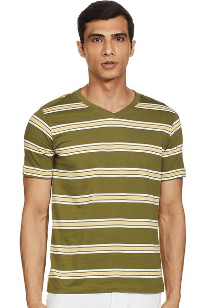 Generic Men's Solid Regular Fit T-Shirt