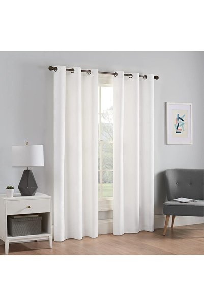 Generic Microfiber Total Privacy Blackout Thermal Grommet Window Curtain for ...