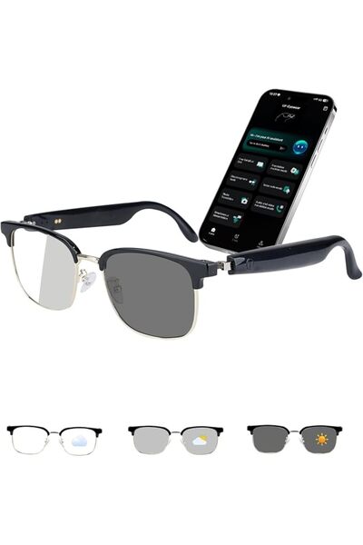 GENERAL AI Smart Glasses Bluetooth Audio Glasses Sunglasses with Photochromic...