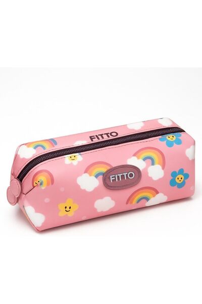 Generic Pink Pencil Case 20x6x6cm - Compact School Stationery Storage