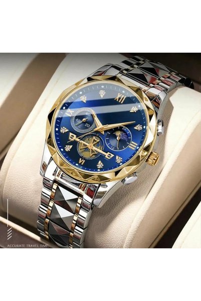 PW POLO WHITE Steel Men's Wristwatch with Calendar