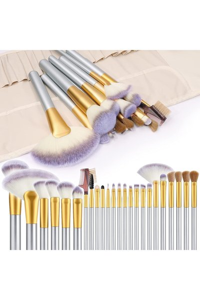 NALACAL Make up Brushes, Brush Eyeshadow Brush Set, 24pcs Premium Cosmetic Ma...