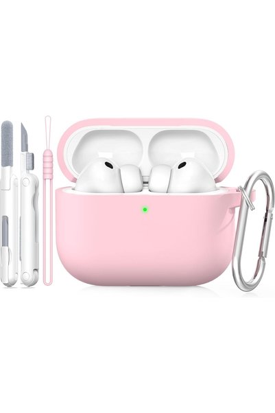 Generic غطاء حماية لسماعات AirPods Pro الجيل الثالث، غلاف سيليكون ناعم مضاد ل...