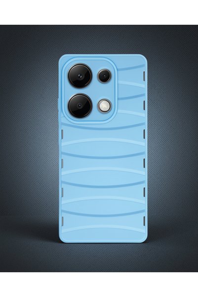teknodayım Xiaomi Redmi Note 13 Pro 4g Case Bibercas Silicone Cover - Blue