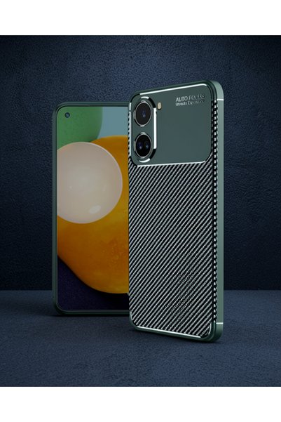 Generic Brand حافظة هاتف Xiaomi Poco X7 Pro ذات غطاء كربوني بتركيز تلقائي - أ...