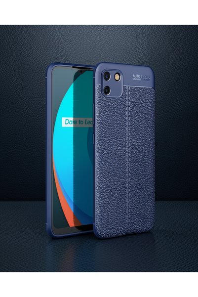 Generic Brand غطاء Realme C11 2021 بتركيز تلقائي - أزرق داكن