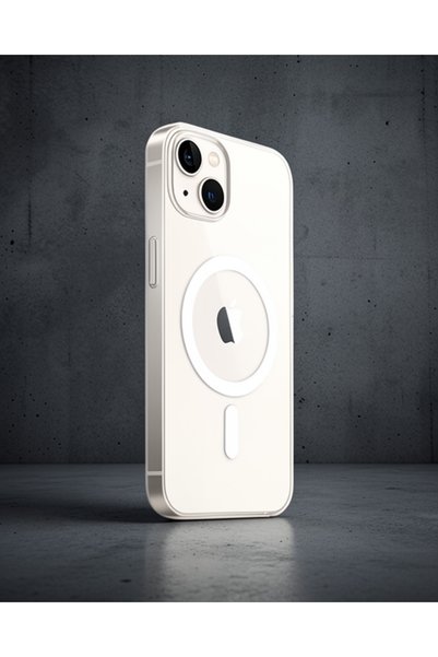 Generic Brand Apple iPhone 15 Plus Case Magneticsafe Transparent Silicone - T...