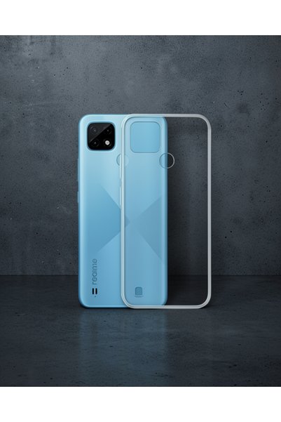 teknodayım Realme C25 Case Luxury Transparent Silicone