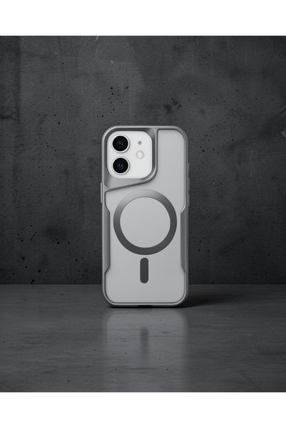 teknodayım Apple iPhone 11 Case Boyi Magsafe Silicone Cover - Desert Titanium