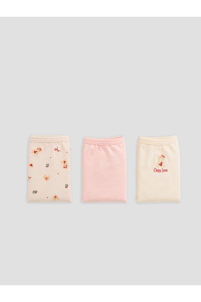 LC Waikiki 3-Piece Embroidered Girls' Underwear Set from Freezen Store