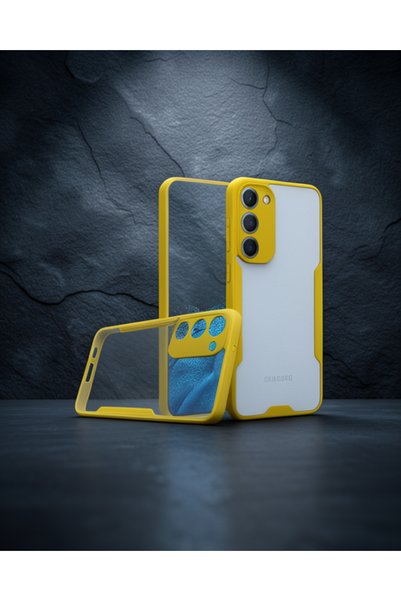 teknodayım Samsung Galaxy S23 Plus Case Platinum Silicone - Yellow