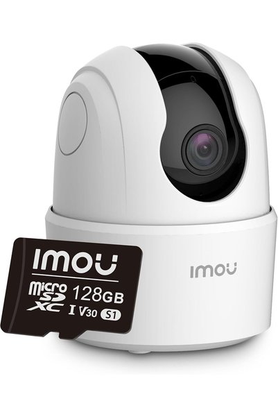 Imou 1080P Camera for Home with 128G SD Card, Indoor Security Camera, 360° Wi...