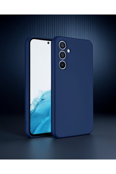 teknodayım Samsung Galaxy A16 5g Case First Silicone - Navy Blue