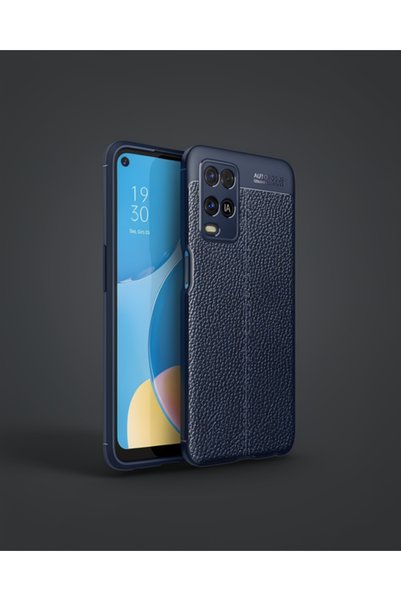 Generic Brand Oppo A54 4g Case Auto Focus Cover - Navy Blue