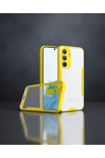 teknodayım Samsung Galaxy A24 4g Case Platinum Silicone - Yellow