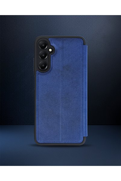 teknodayım Samsung Galaxy A15 4g Case Flip Cover - Navy Blue
