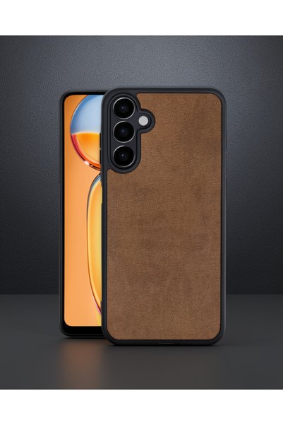 teknodayım Samsung Galaxy A05S Case Aras Leather Cover - Tan