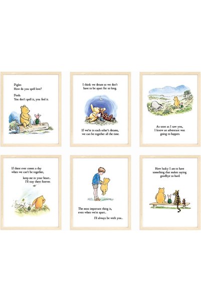 Generic Nistio® Classic Winnie the Pooh Nursery Wall Decor, Winnie the Pooh P...