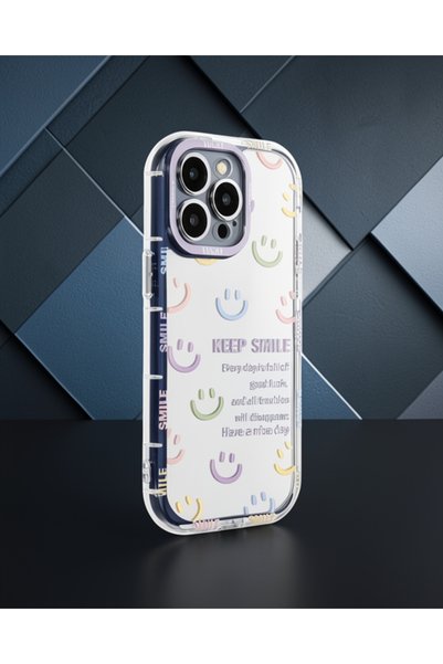 teknodayım Apple iPhone 15 Pro Max Case Reflexion Patterned Cover - Pattern 2