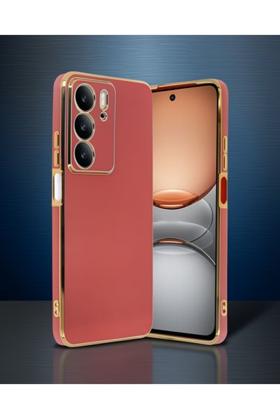 teknodayım Realme C75 4g Case Volet Silicone - Red