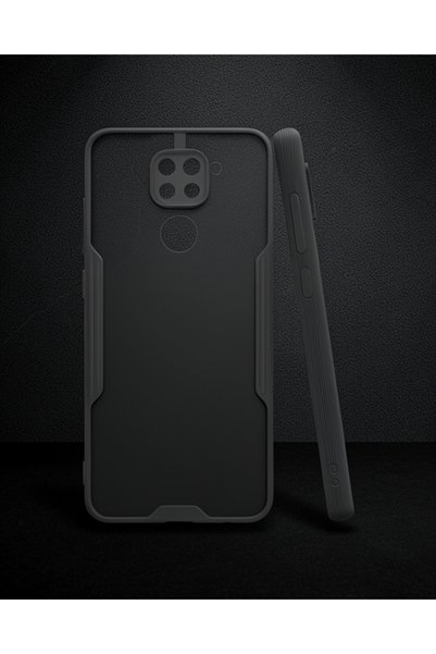 teknodayım Xiaomi Redmi Note 9 Case Platinum Silicone - Black