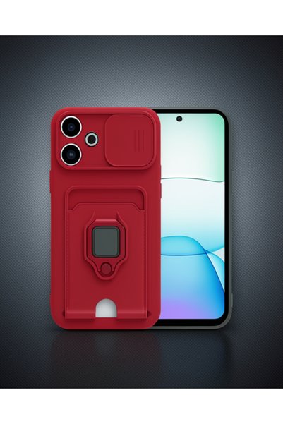Generic Brand Xiaomi Redmi 13 4g Case Zuma Silicone with Business Card Ring -...