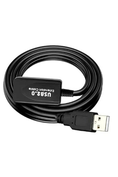 Storite 5M Active USB 2.0 M to F USB Extension Cable,Gold-Plated AWG24+28 & A...