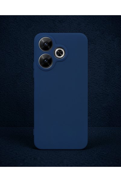 teknodayım Xiaomi Redmi 13 4g Case First Silicone - Navy Blue