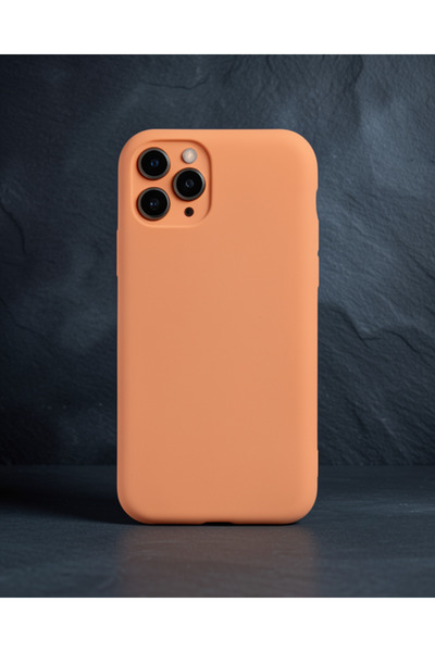 Generic Brand Apple iPhone 11 Pro Case Nano Velvet Silicone - Matte Orange