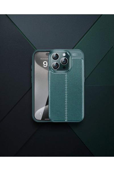 Generic Brand Apple iPhone 16 Pro Max Case Auto Focus Cover - Dark Green