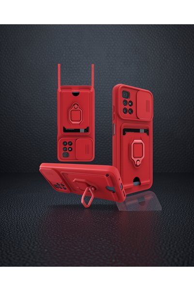 Generic Brand Xiaomi Redmi 10 2022 Case Zuma with Business Card and Ring Sili...