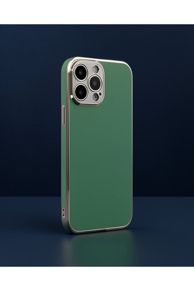 Generic Brand Apple iPhone 13 Pro Max Case Volet Silicone - Light Green