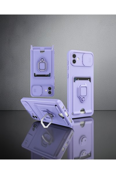 Generic Brand Samsung Galaxy A05 Case Zuma with Business Card and Ring Silico...