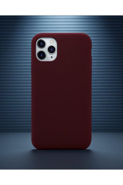 Generic Brand Apple iPhone 11 Pro Max Case Launch Legant Silicone - Burgundy