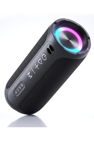 LENND مكبر صوت بلوتوث محمول لاسلكي صغير مع ميكروفون ومنفذ USB