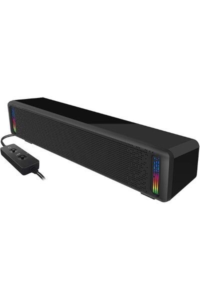 Datazone YM-R30 USB Computer Speaker, 2.0 Channel, 6W, Black, Modern Style, 6...