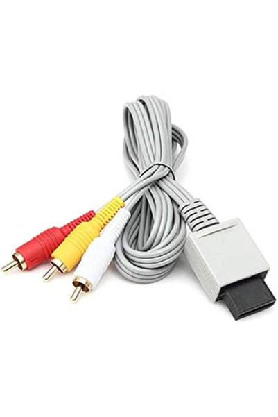 SKEIDO Audio Video AV Composite 3 RCA av Cable for Nintendo Wii u av cable