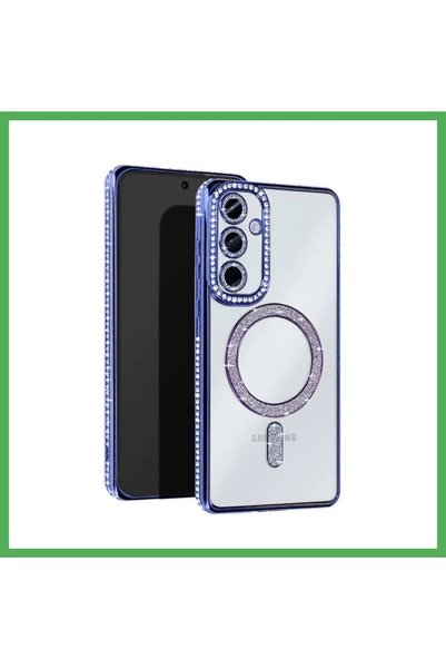 Nur store Çanta حافظة سامسونج جالاكسي S25 المتوافقة مع Edge Joke Simli Magnet...