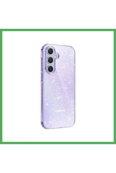 Nur store Çanta Samsung Galaxy A25 5g Compatible Case Glow Cover - Purple Bezoss