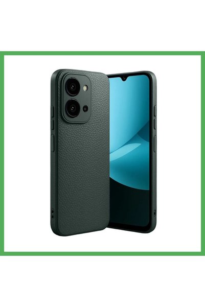 Nur store Çanta Redmi 15C 4g Compatible Thermax Silicone Case - Dark Green Be...