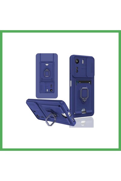 Nur store Çanta Redmi 13C Compatible Case Zuma Silicone with Business Card Ho...